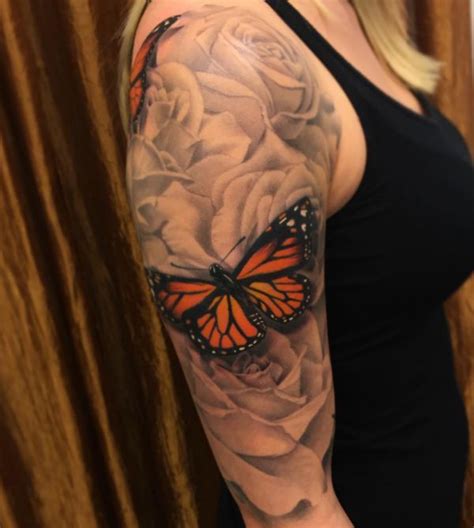 schmetterling rosen tattoo|Schmetterling Tattoo Designs mit Bedeutungen – 40 .